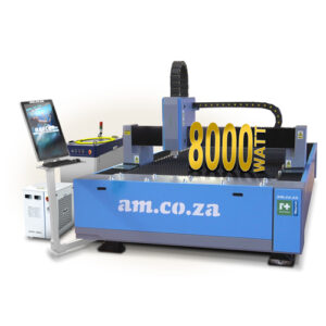LF-1530/8000P: RAYCUT 8000W Fiber Laser CNC Ferrous-Metal Sheet Cutting Machine 1530x3050 Cutting Table, Raytools Control System & BM110 Cutting Head Complete Unit