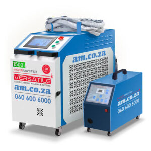 LM-VERSATILE/1500: LaserMaster -Versatile 1500W Hand-held Fiber Laser Cleaning/Welding/Cutting Machine, 220V,, Dual Galvo Scan Head Laser System, Precision Water Chiller & 20 Meter Long Torch Lead