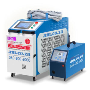 LM-VERSATILE/2000: LaserMaster -Versatile 2000W Hand-held Fiber Laser Cleaning/Welding/Cutting Machine, 220V,, Dual Galvo Scan Head Laser System, Precision Water Chiller & 20 Meter Long Torch Lead