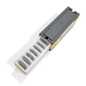 TL-INSERT/1212: 10 Pieces of Carbide Indexable Blade 12mm x 12mm x 2.2mm 35° Cutter Inserts, Grade DC06, 10x